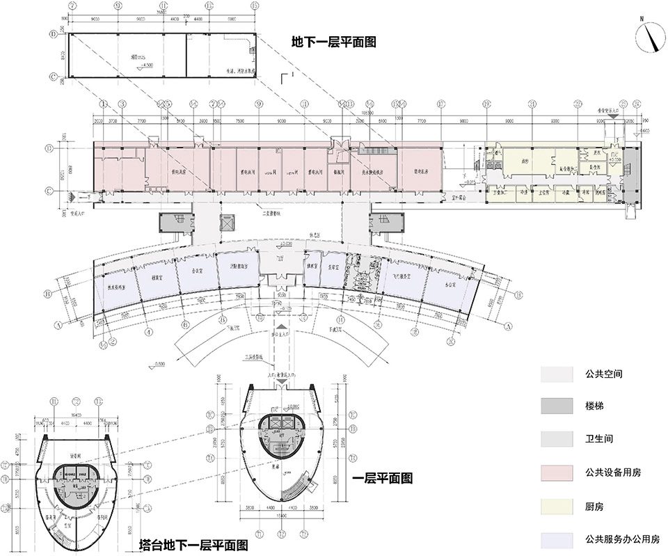 一层平面图 ,1st floor plan