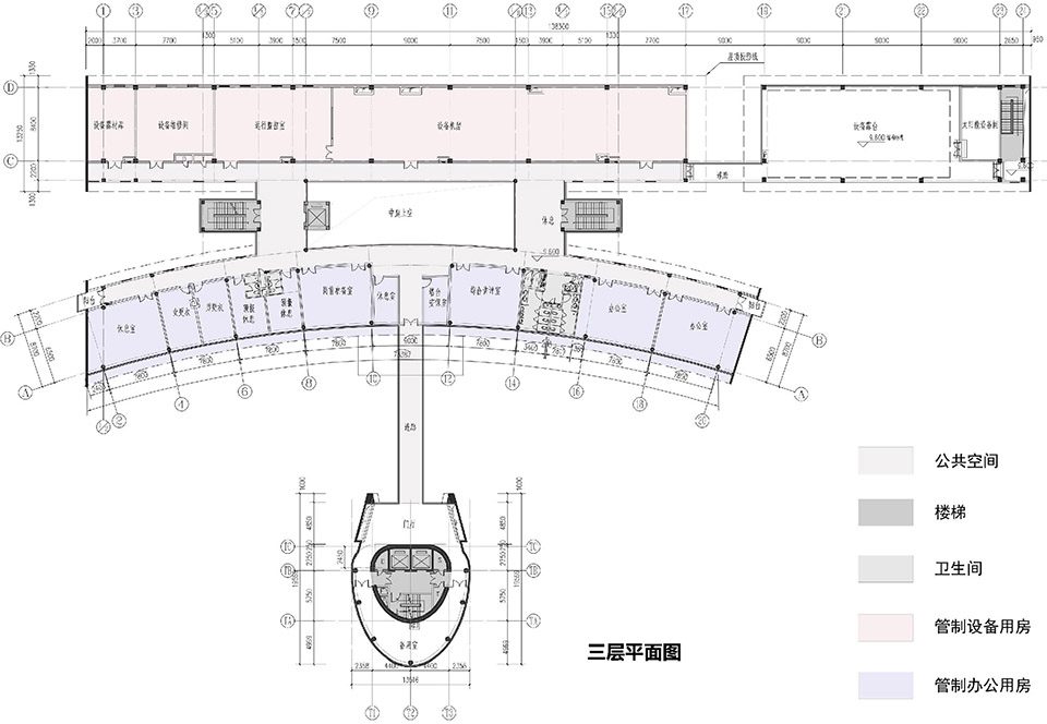 三层平面图 ,3rd floor plan