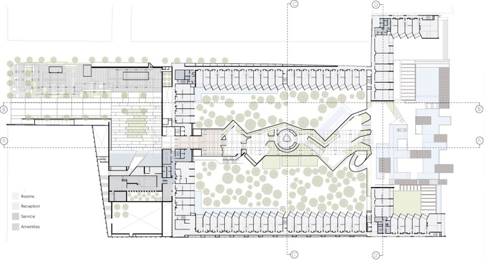 HOTEL HYATT PLAYA DEL CARMEN SMA PLANS Lobby Color EN