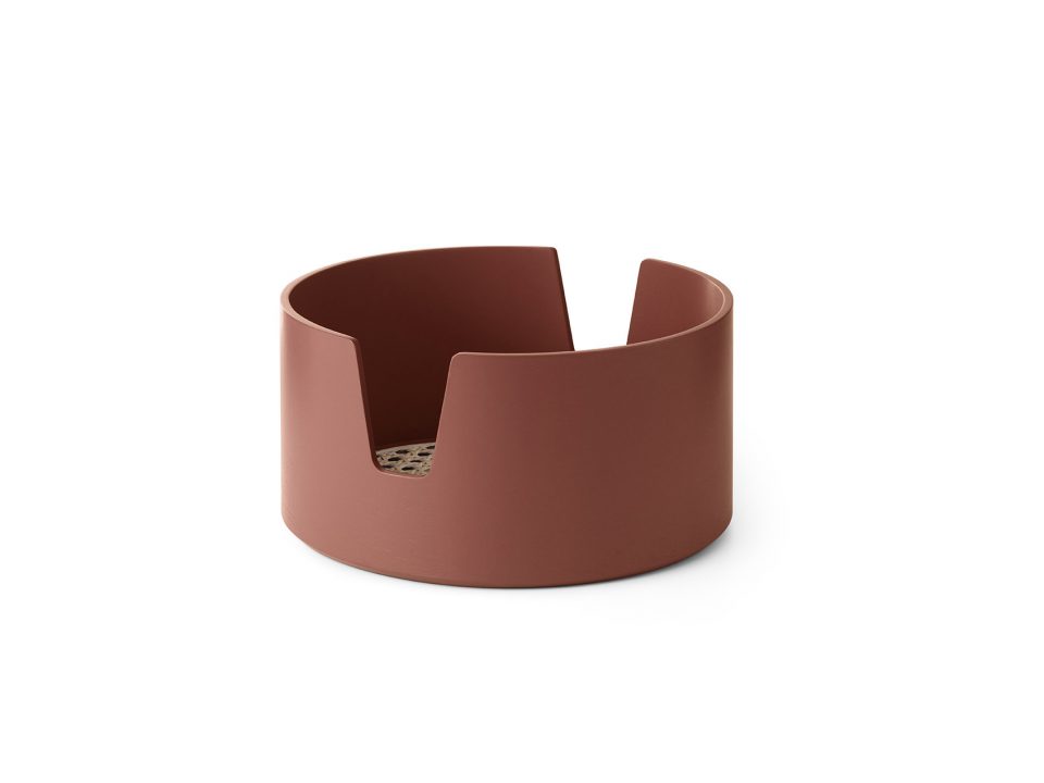 Normann Copenhagen Salon Tray Ø24 Rust 1