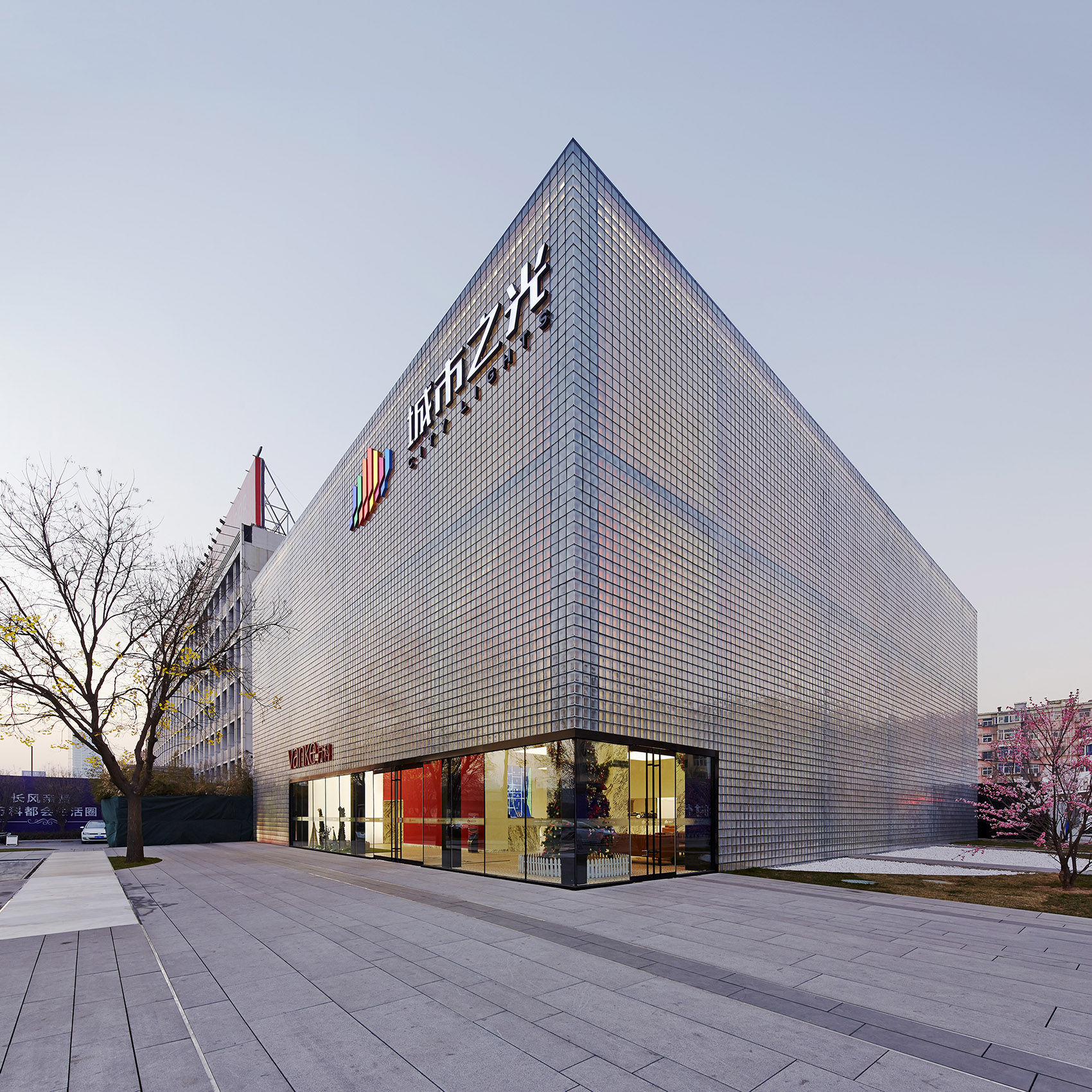 the cube – taiyuan city of lights by clou