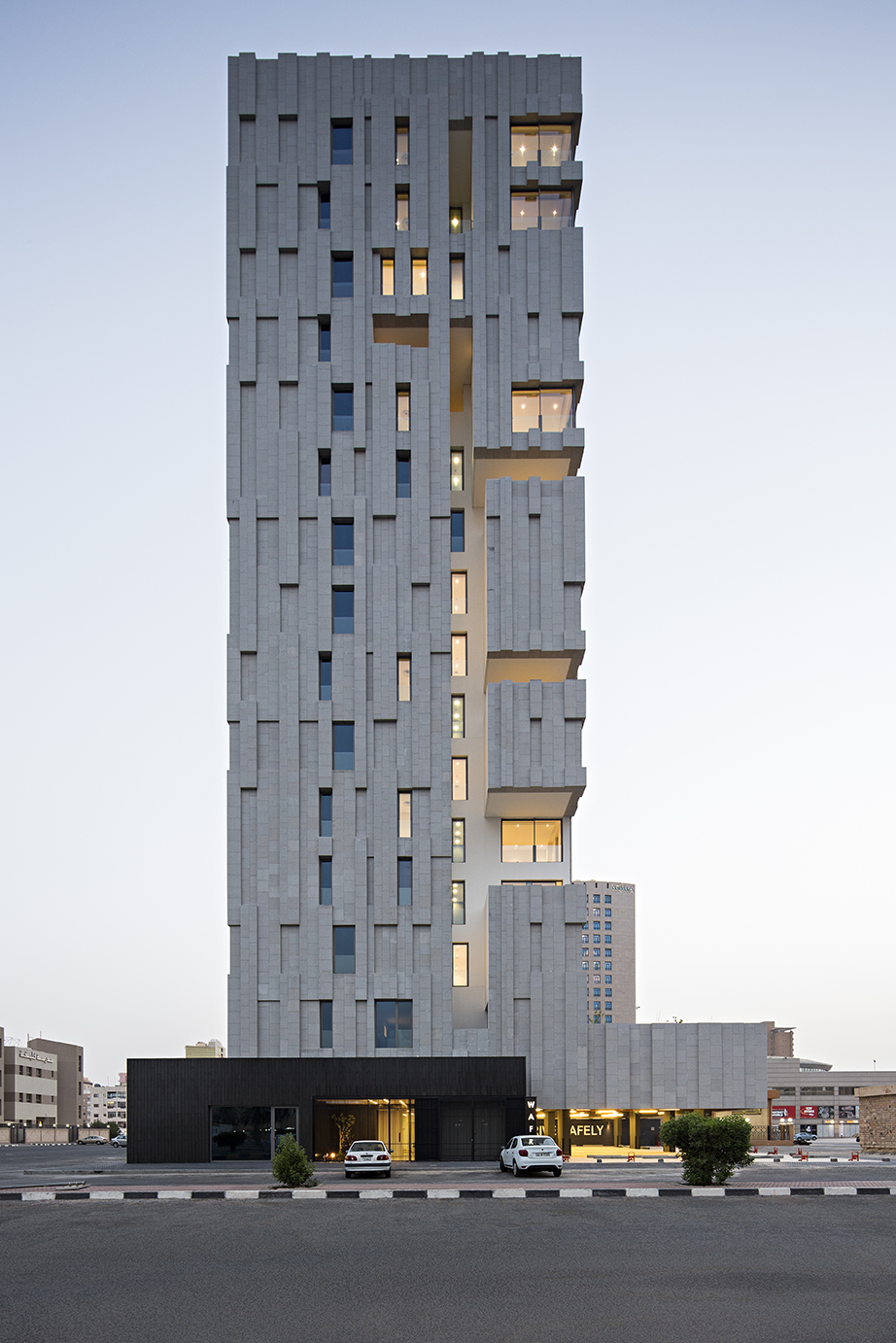 风塔公寓,科威特 AGi architects
高密度城市中的垂直住宅