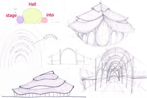 Bamboo Sports Hall by Chiangmai Life Architect drawing0A 2