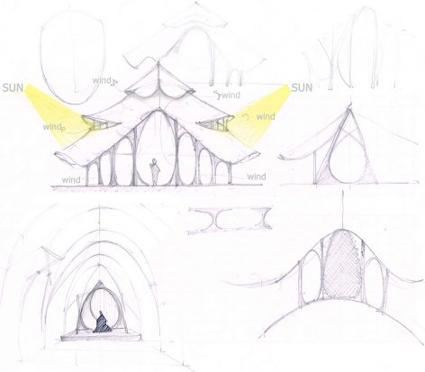 Bamboo Sports Hall by Chiangmai Life Architect drawing0A 3