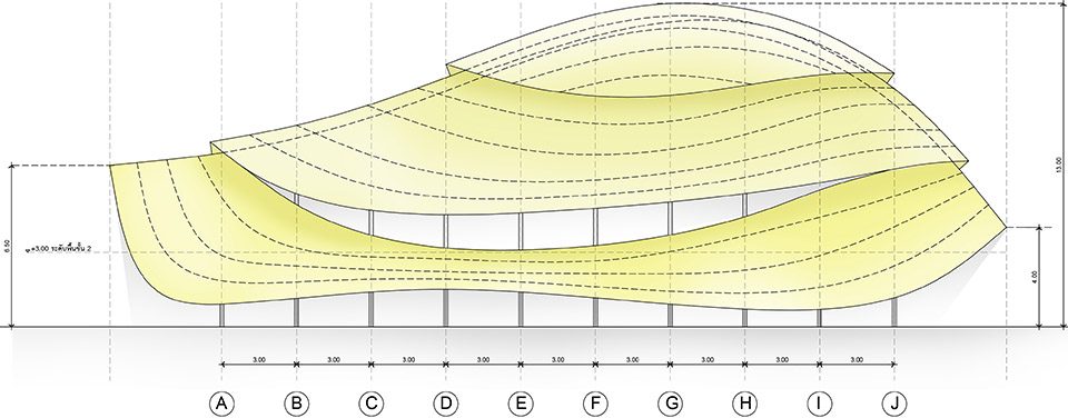 Bamboo Sports Hall by Chiangmai Life Architect drawing0A 6