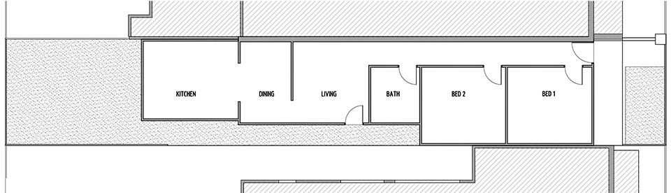 Dark House Existing Floor Plan