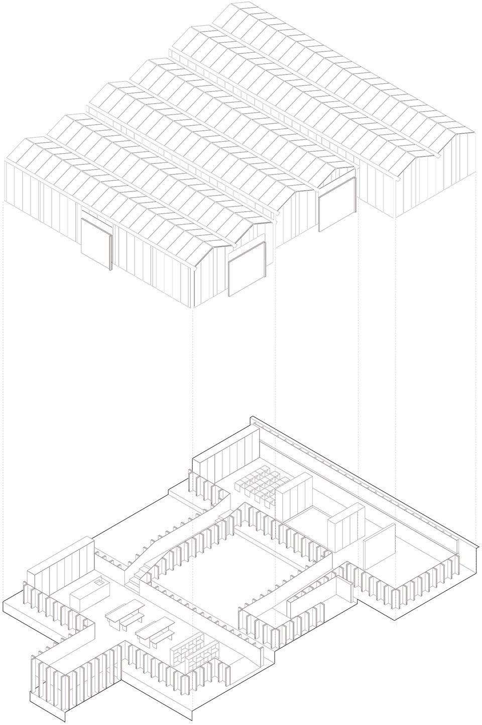 HASA Architects Highgate Cultural Renovation London draw 2