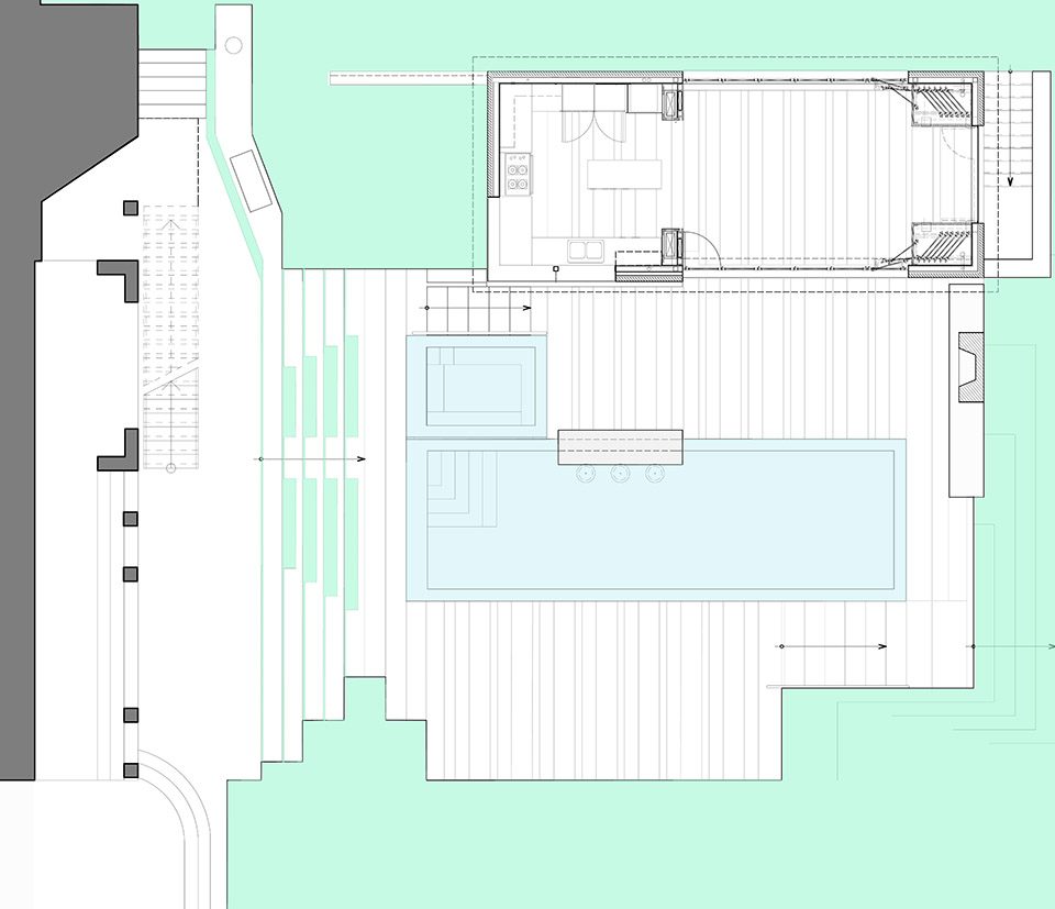 Pool House West Lake Hills Texas United States by Murray Legge Architecture PH drwg 1