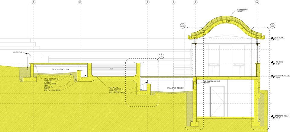Pool House West Lake Hills Texas United States by Murray Legge Architecture PH drwg 2