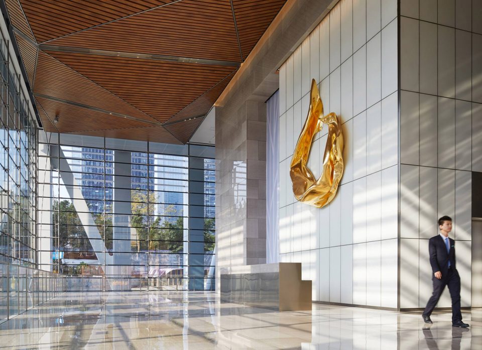 Wang Kaifang Shenzhen Center Tian Yuan Golden Wind Lobby View