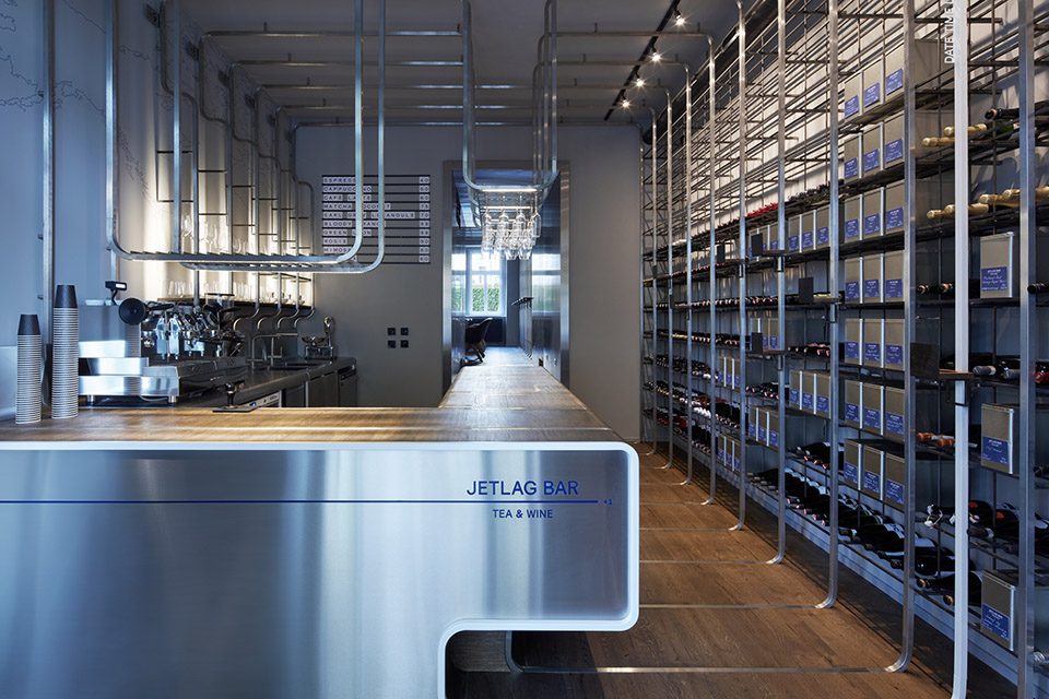JETLAG tea wine bar By Mimosa architekti