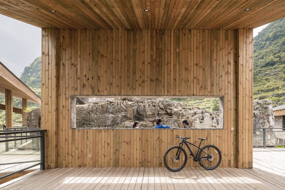 Tourist Center of Anlong Limestone Resort China by 3andwich DesignHe Wei Studio