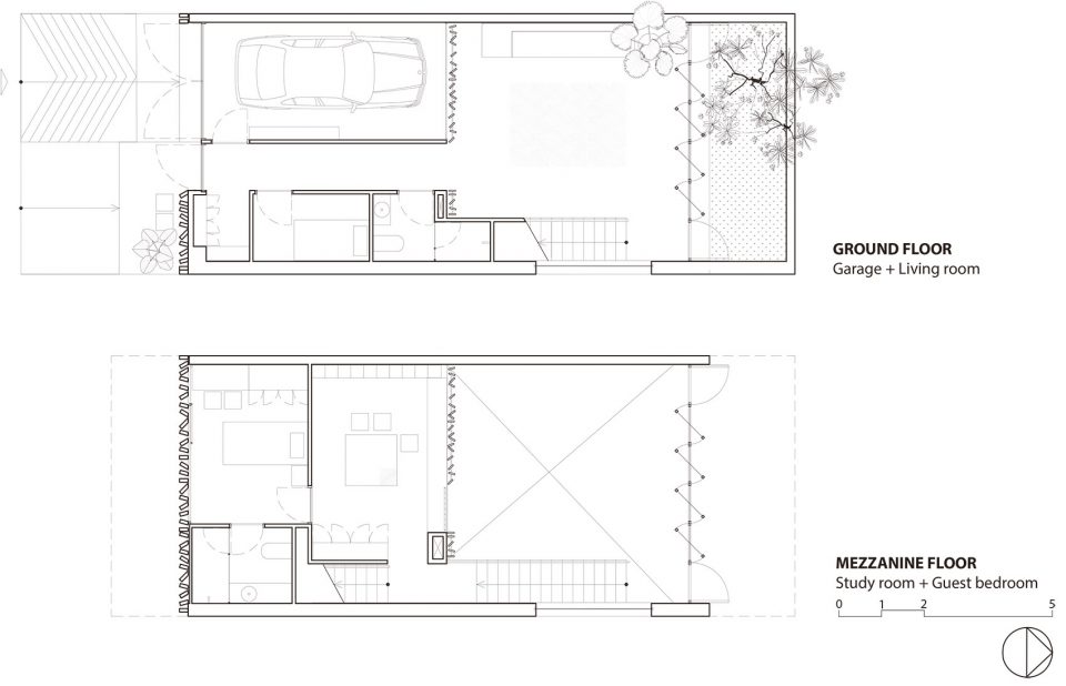 Thong House by NISHIZAWA ARCHITECTS