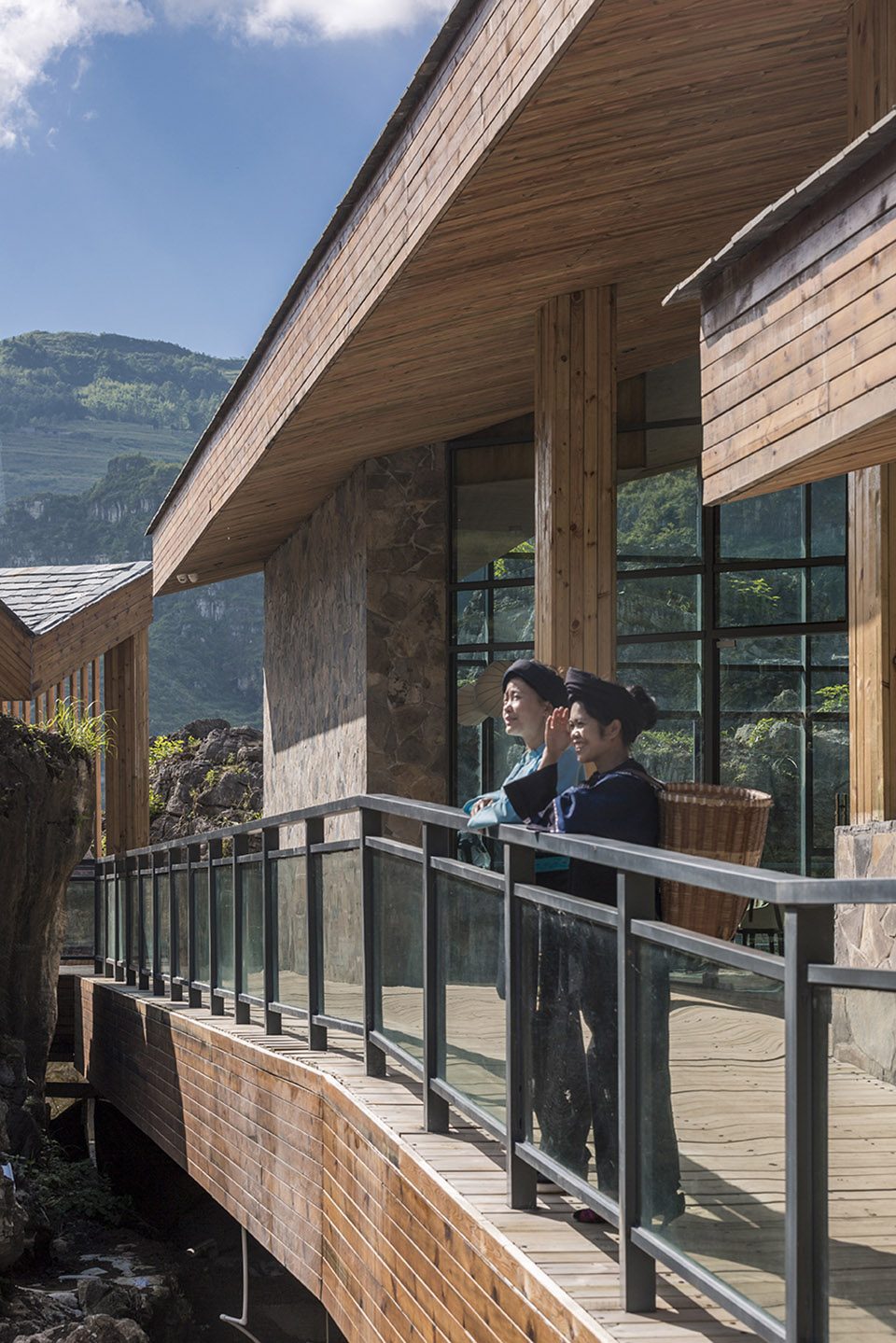 Tourist Center of Anlong Limestone Resort China by 3andwich DesignHe Wei Studio