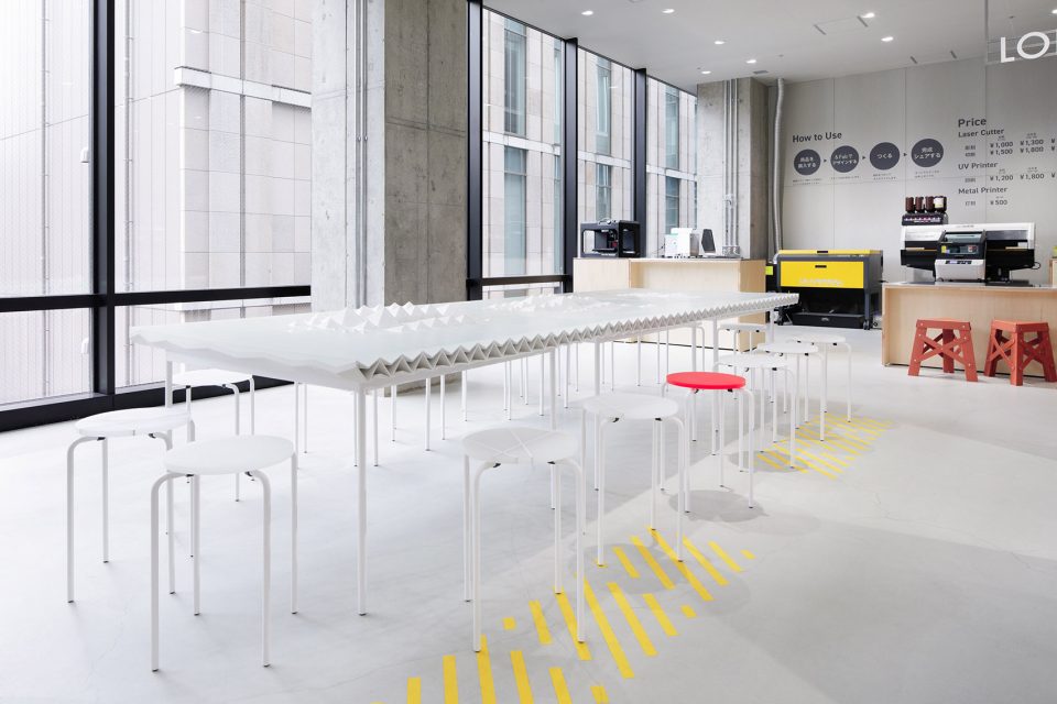 3D printed interiors By DUS