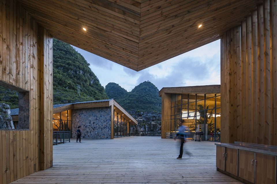 Tourist Center of Anlong Limestone Resort China by 3andwich DesignHe Wei Studio