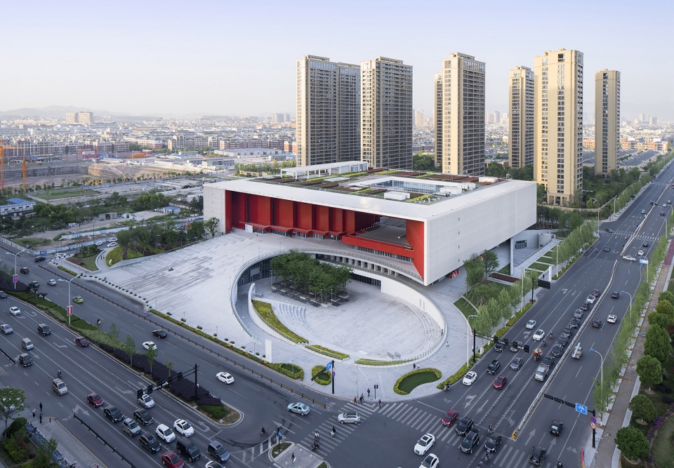 yiwu cultural square china by by the architectural design research institute of zhejiang university 1