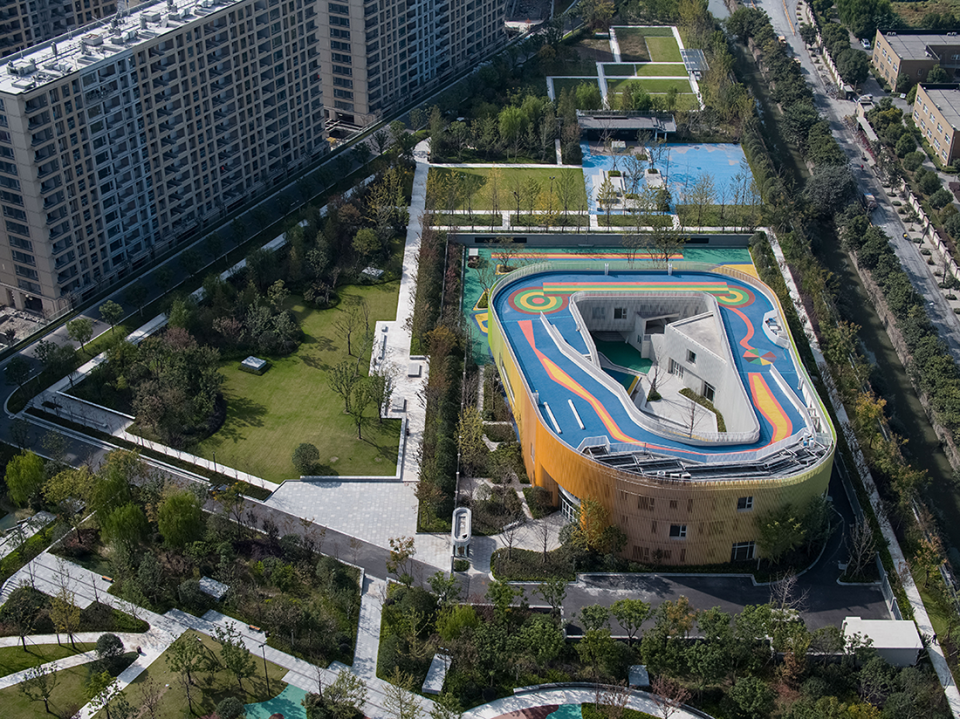 yangliu county community primary school and kindergarten china by gad