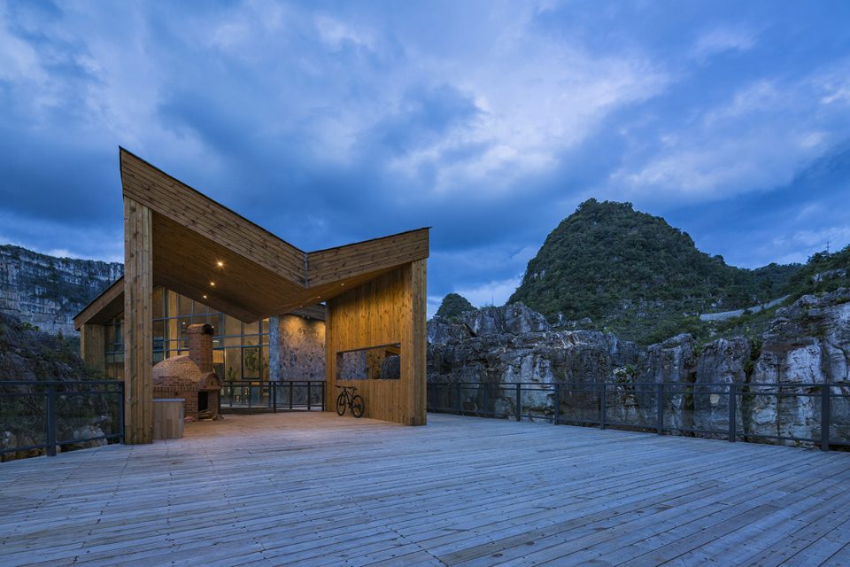 Tourist Center of Anlong Limestone Resort China by 3andwich DesignHe Wei Studio