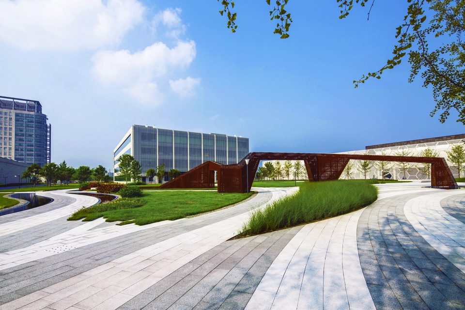 Dong E E Jiao Biotech Park Landscape Design By SED Landscape Architect