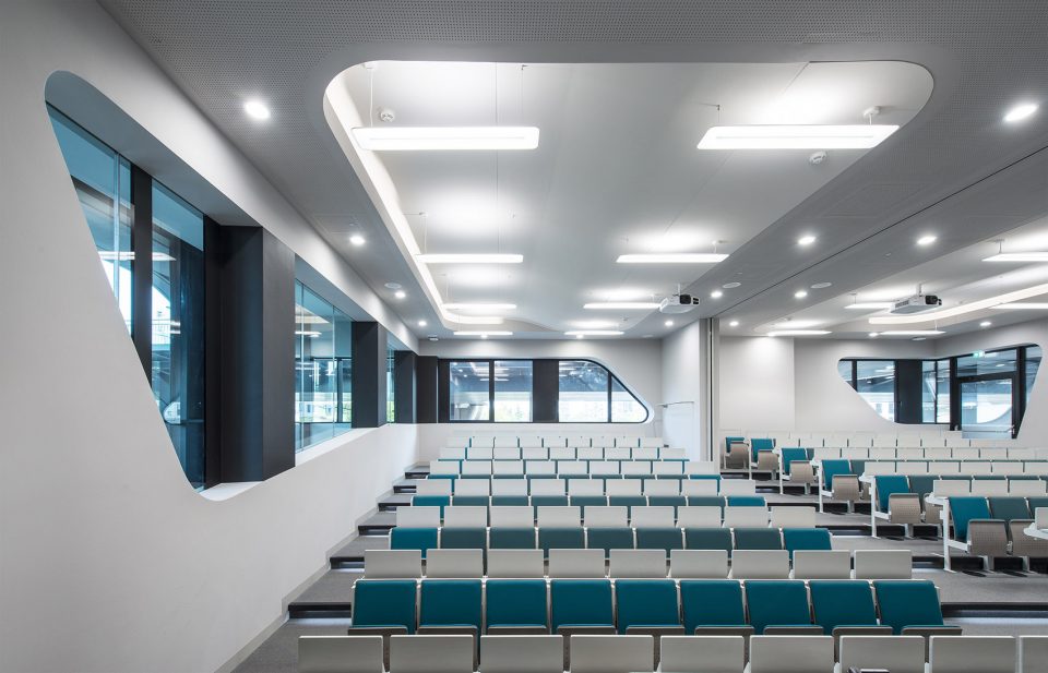New building for the FOM Hochschule in Duesseldorf by J. MAYER H. und Partner Architekten