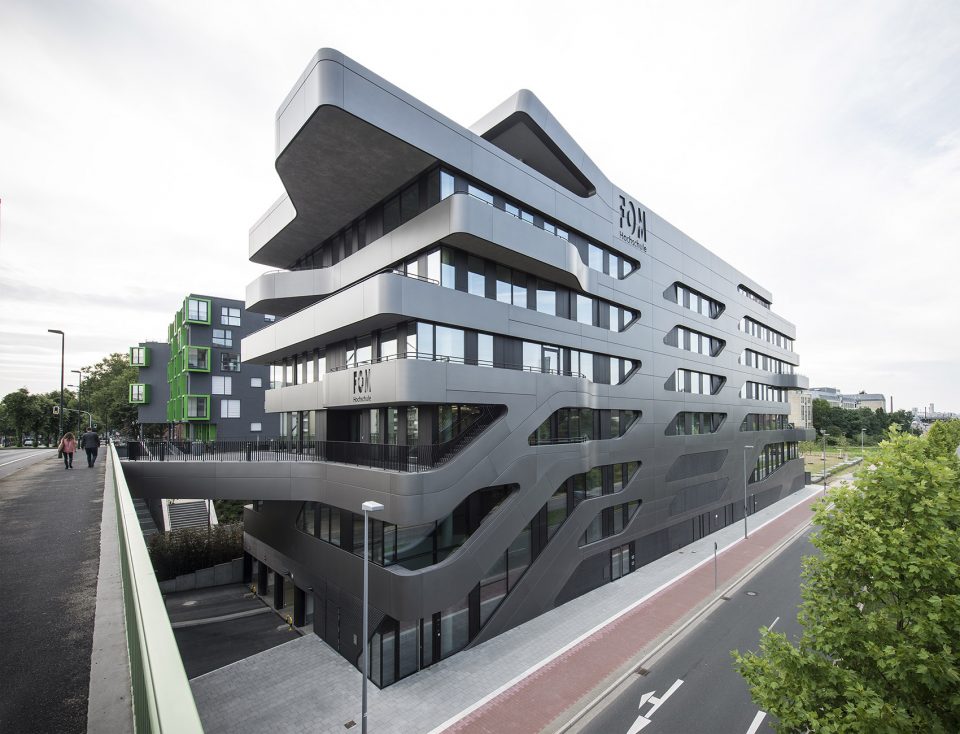 New building for the FOM Hochschule in Duesseldorf by J. MAYER H. und Partner Architekten