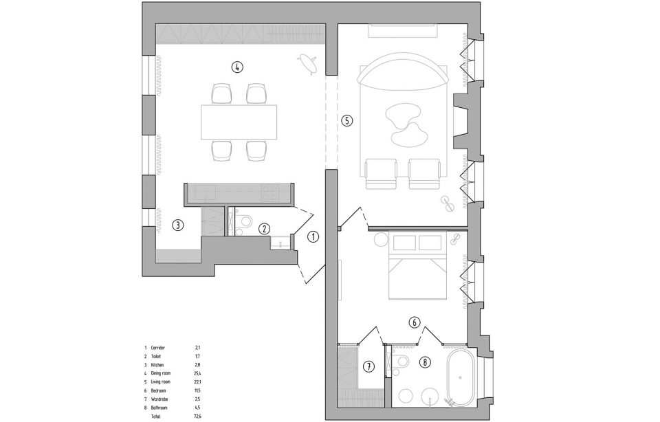 Academic apartment by M3 Architects 谷德设计网
