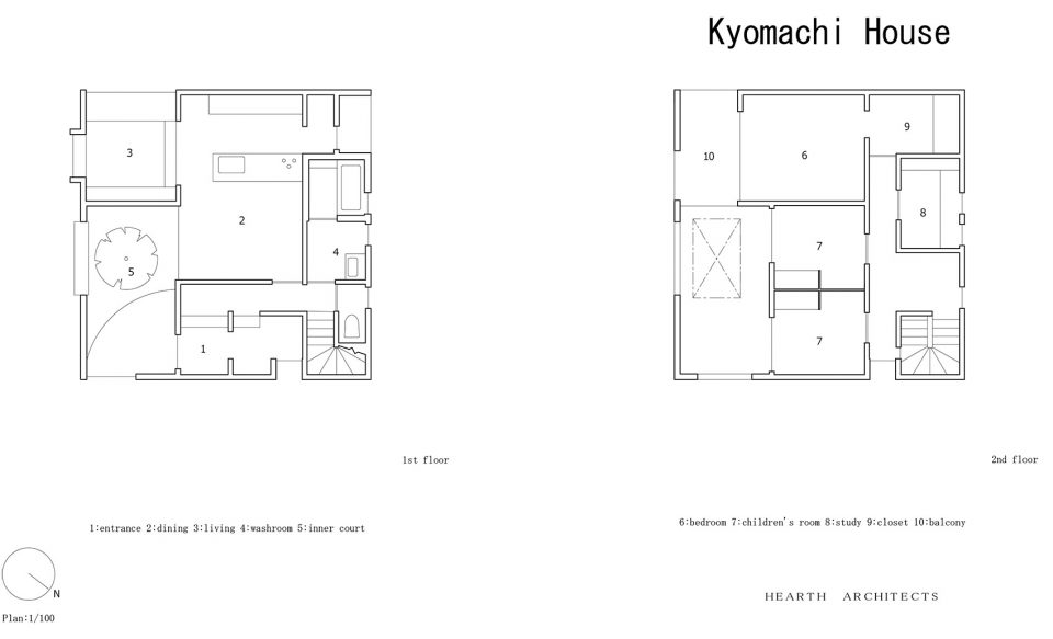 Kyomachi House By HEARTH ARCHITECTS