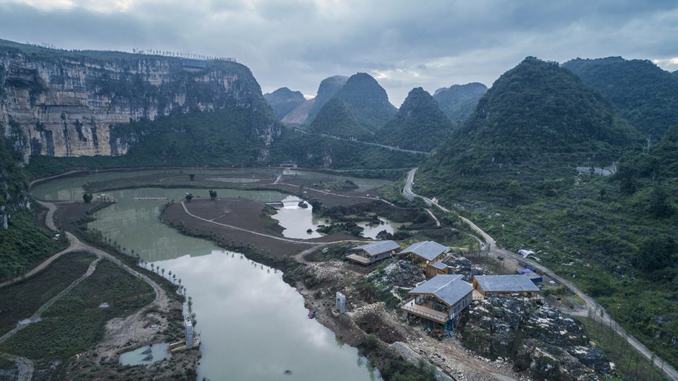 Tourist Center of Anlong Limestone Resort China by 3andwich DesignHe Wei Studio