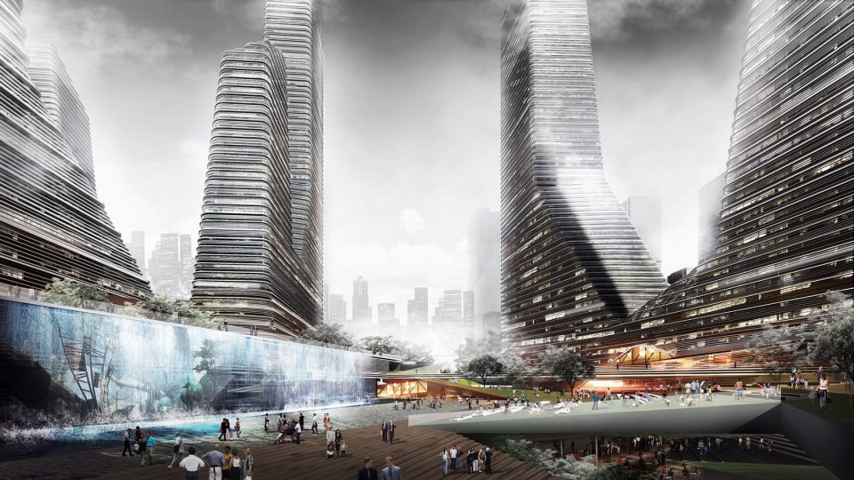 Design of Super City Portal in Shenzhen North Station by IAPA