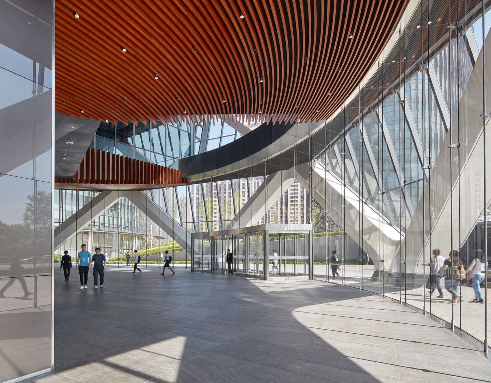 Poly International Plaza, Beijing By SOM 谷德设计网