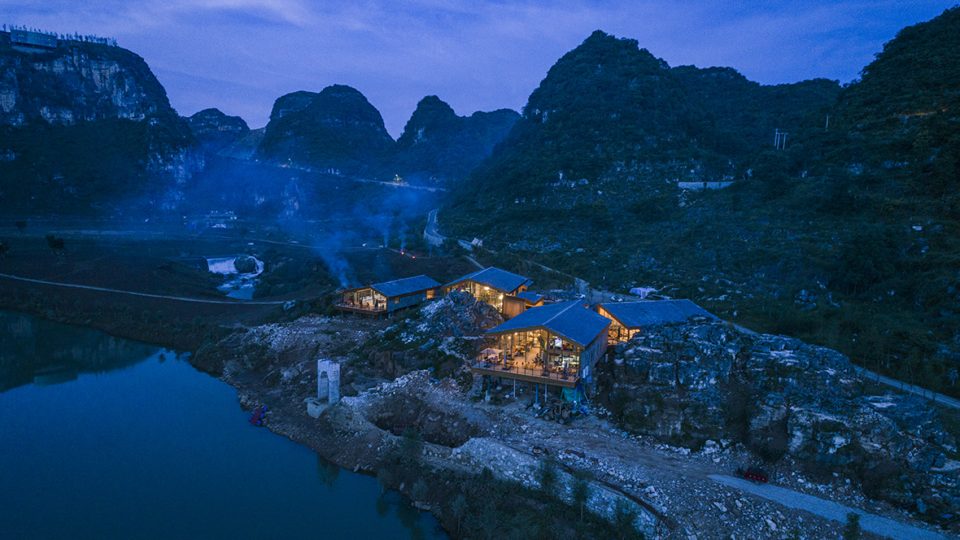 Tourist Center of Anlong Limestone Resort China by 3andwich DesignHe Wei Studio