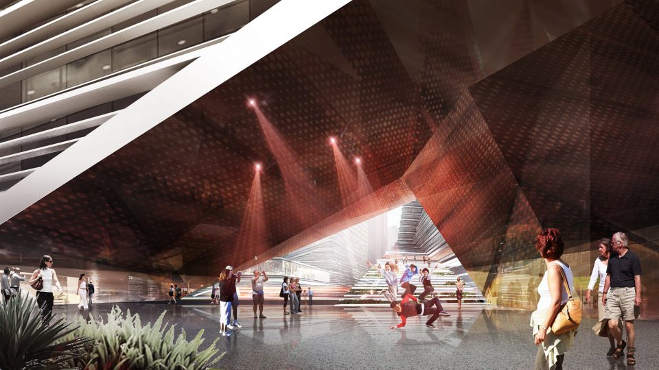 Design of Super City Portal in Shenzhen North Station by IAPA