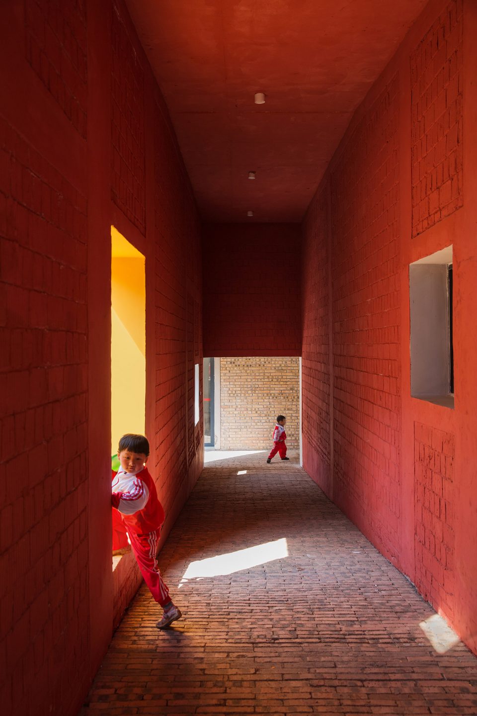 Xinchang village’s central kindergarten in Tianquan county sponsored by the One Foundation By Atelier Deshaus