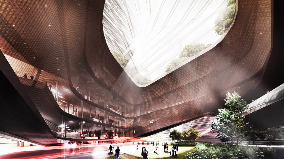 Design of Super City Portal in Shenzhen North Station by IAPA