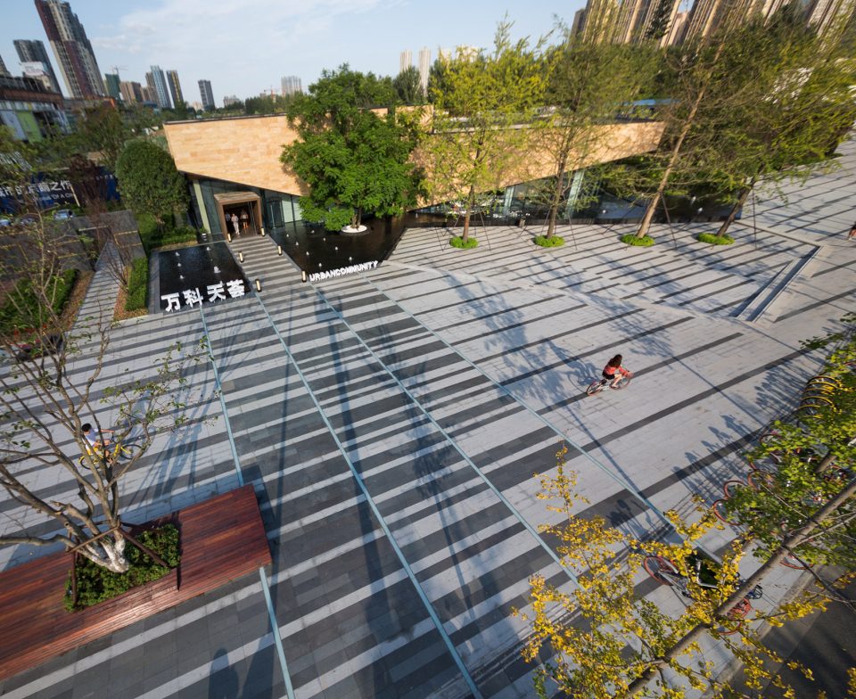 Vanke Urban Community Sales Gallery China by Zinialand Landscape Architects
