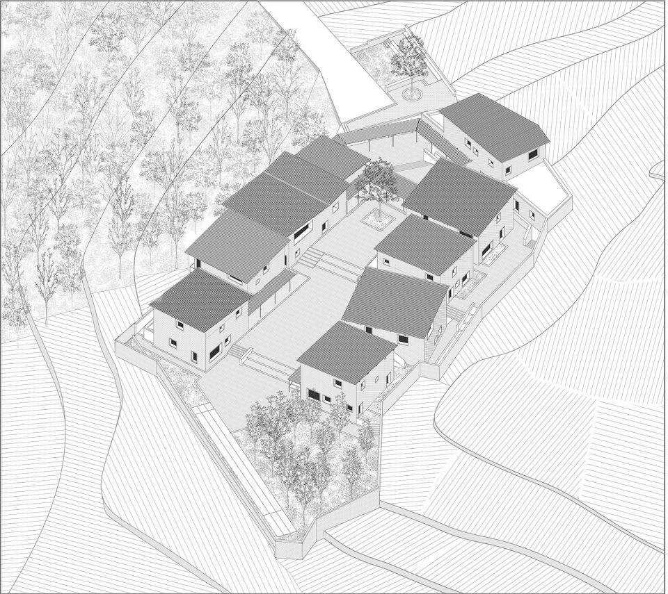 Xinchang village’s central kindergarten in Tianquan county sponsored by the One Foundation By Atelier Deshaus