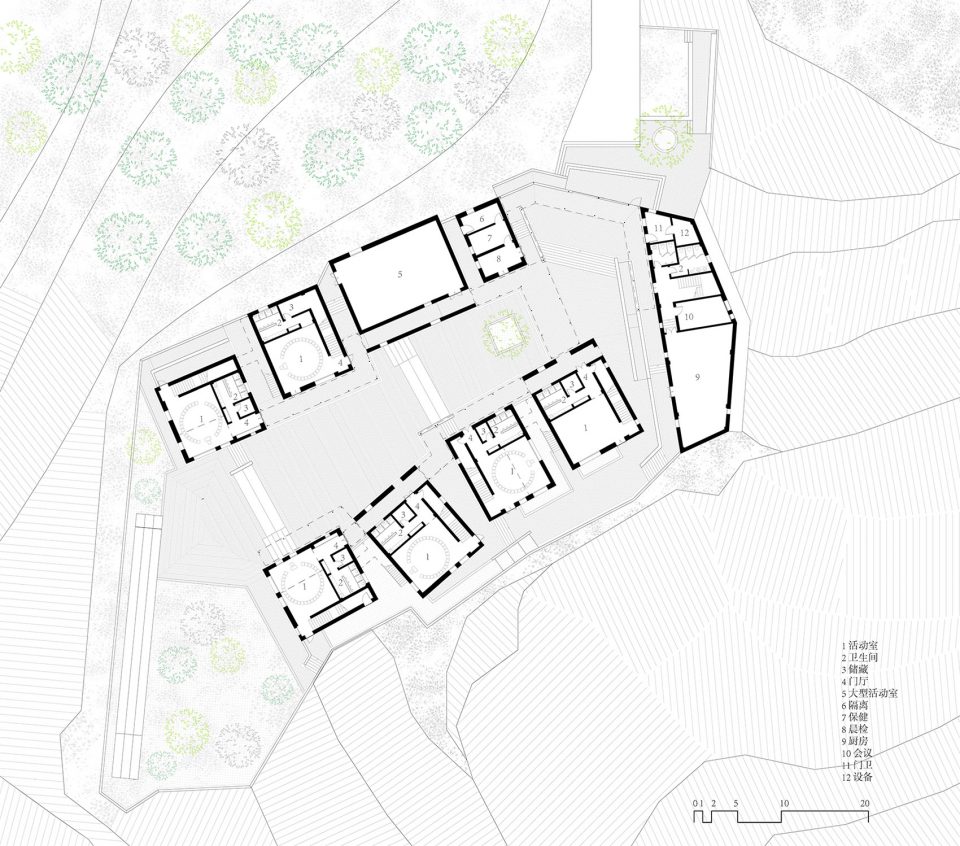 Xinchang village’s central kindergarten in Tianquan county sponsored by the One Foundation By Atelier Deshaus