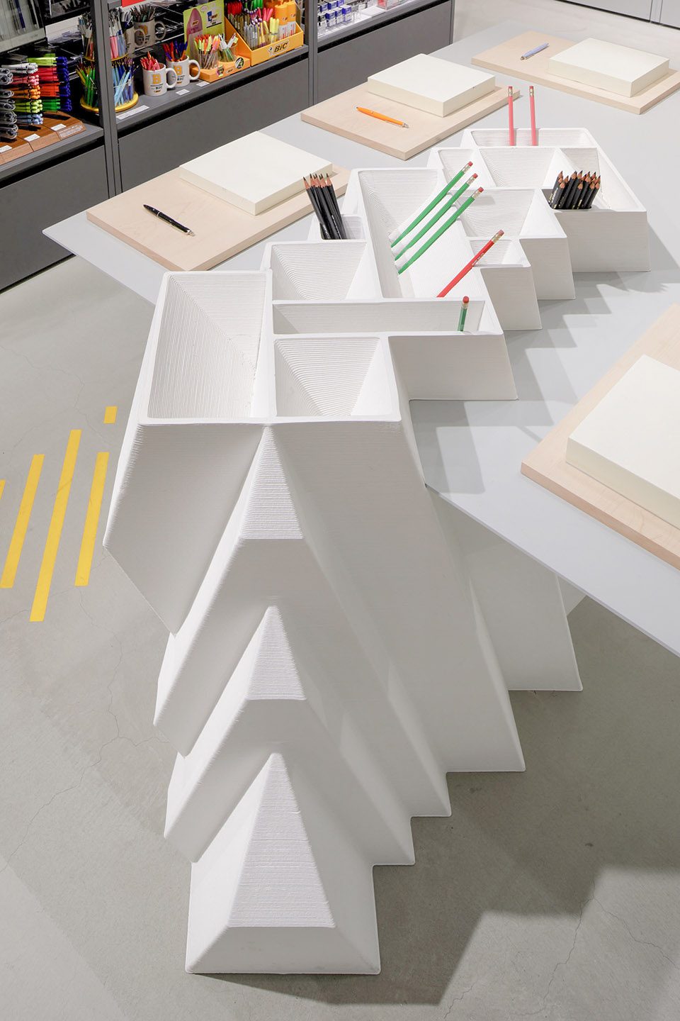 3D printed interiors By DUS