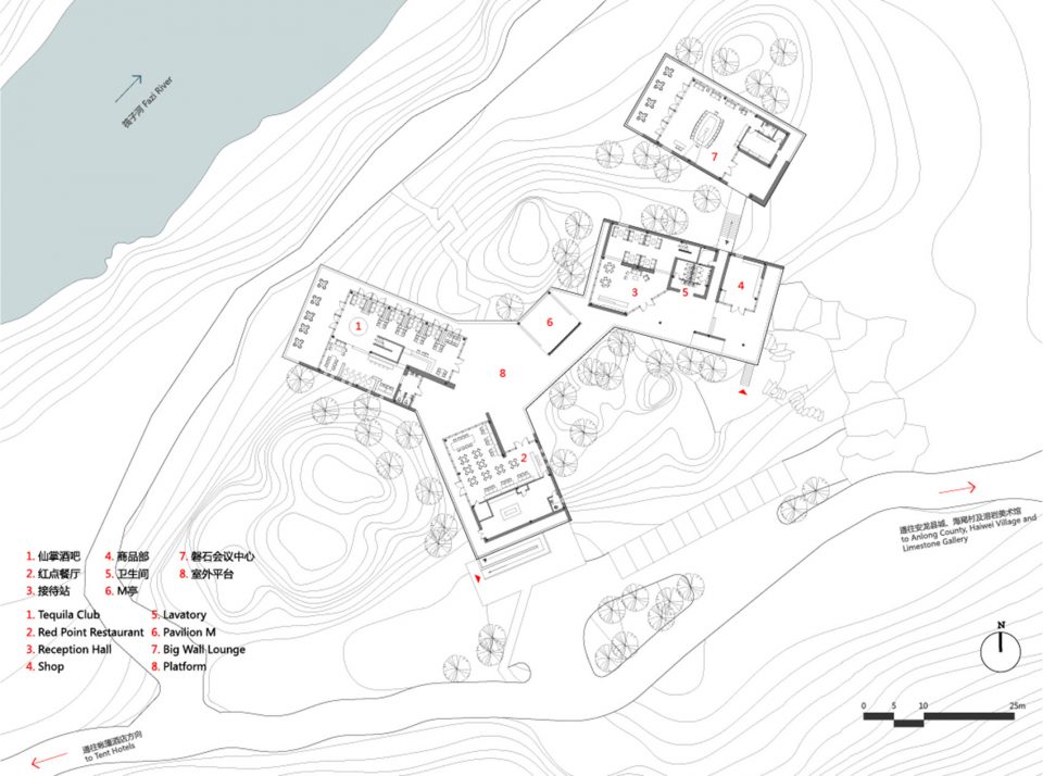 Tourist Center of Anlong Limestone Resort China by 3andwich DesignHe Wei Studio