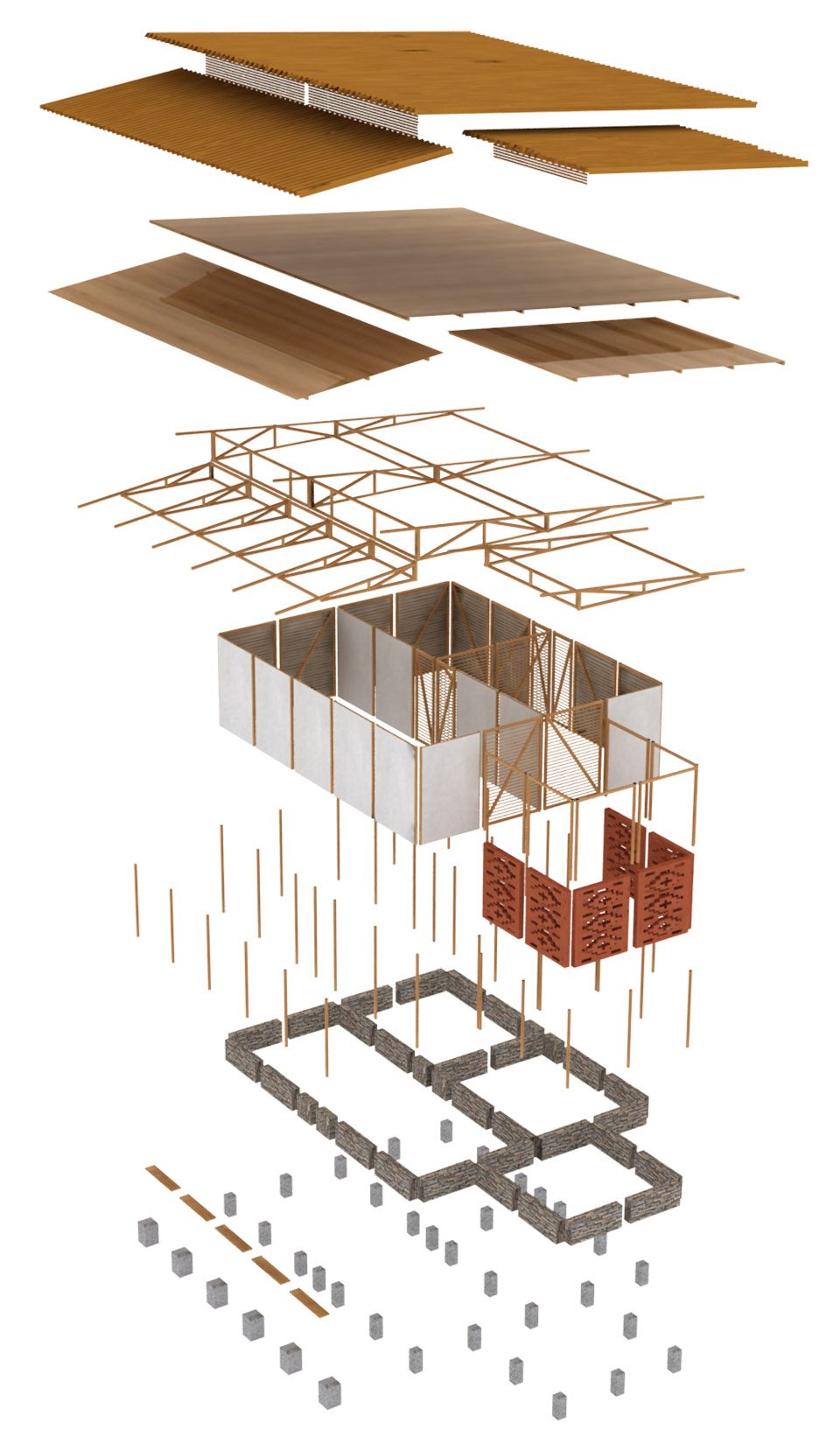 RURAL HOUSING EXERCISE I By Communal Taller de Arquitectura community of Tepetzintan