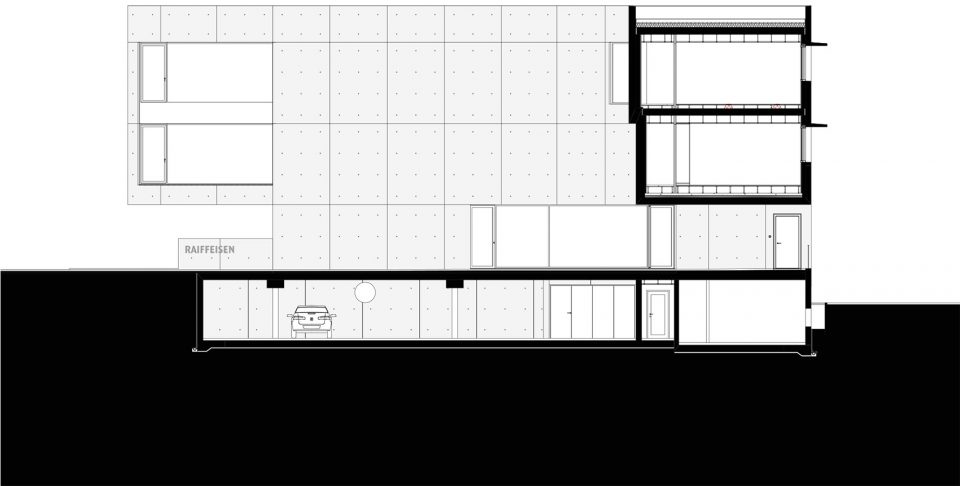 Raiffeisen Bank of Campagnadorna in Stabio by Montemurro Aguiar Architetti