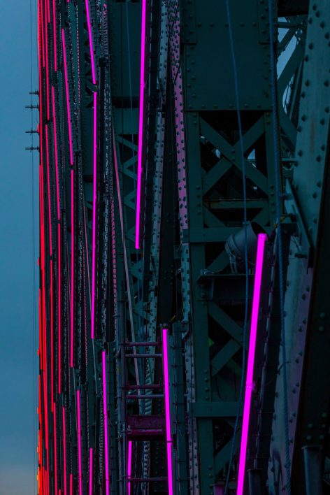 Illumination of the Jacques Cartier Bridge By Moment Factory