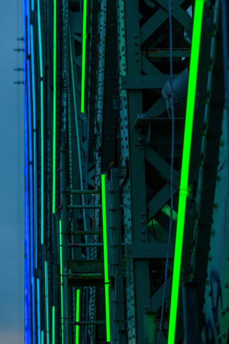 Illumination of the Jacques Cartier Bridge By Moment Factory