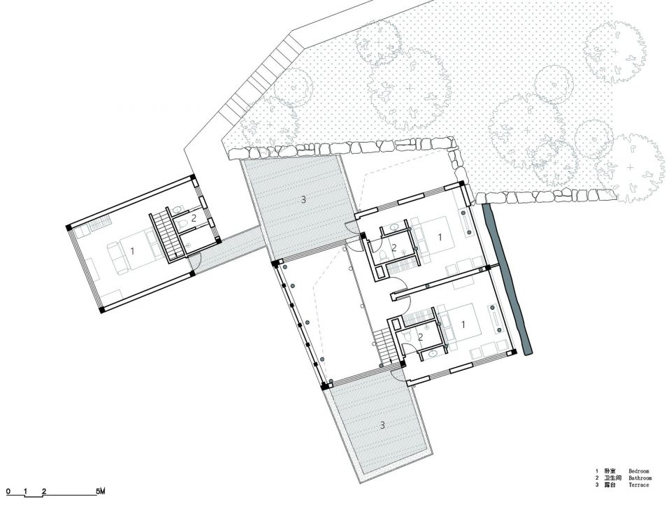 Half House:Facing a wall and thinking over By SU Architects