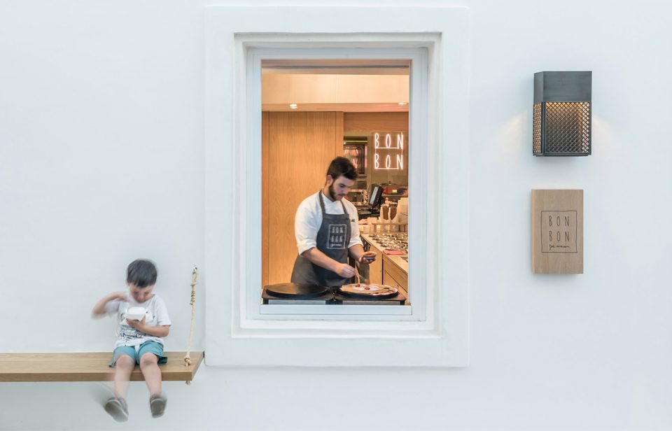 BON BON Fait Maison餐厅，希腊基西拉岛 / Interior Design Laboratorium