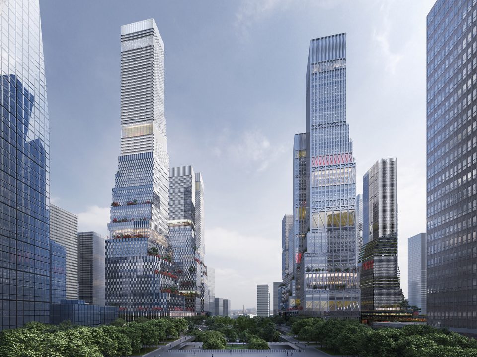 Shenzhen North Station Urban Design exterior station plaza by mecanoo architecten