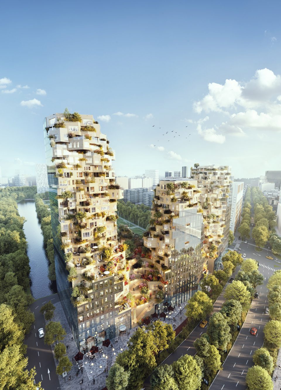 阿姆斯特丹大型cbd综合体valley破土动工mvrdv