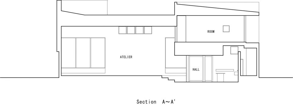 section photographer atelier form kouichi kimura architects