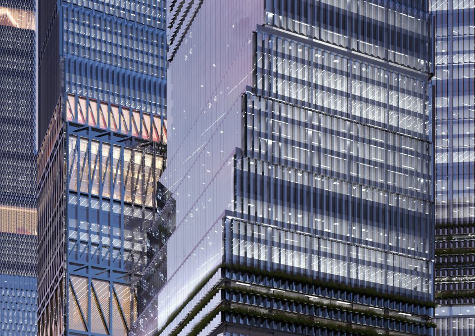 Shenzhen North Station Urban Design facade by mecanoo architecten